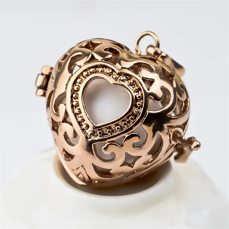 Rose Gold Color Heart Locket Pendant Necklaces Including Colorful Harmony Ball Angel Caller Pendant 20*18mm Floating Charm
Rose Gold Color Heart Locket Pendant Necklaces Including Colorful Harmony Ball Angel Caller Pendant 20*18mm Floating Charm