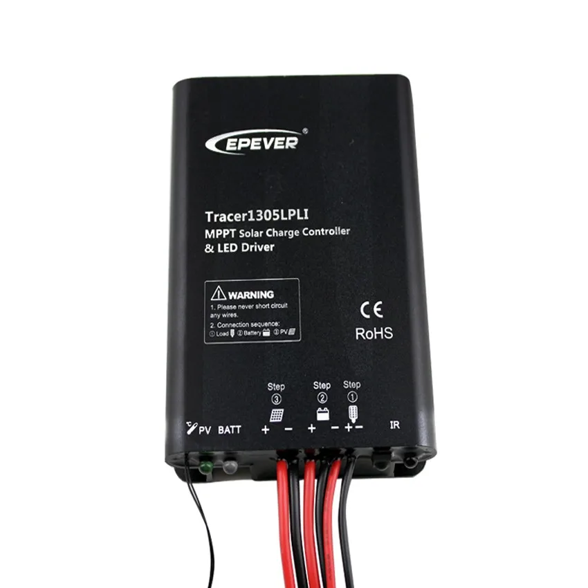 EPSOLAR Tracer1305LPLI Lithium battery 10A 12V MPPT Solar charge controller with Timer IP67 LED Driver programmed app EPEVER
EPSOLAR Tracer1305LPLI Lithium battery 10A 12V MPPT Solar charge controller with Timer IP67 LED Driver programmed app EPEVER