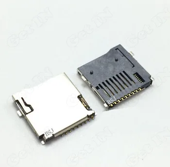 50pcs TF Card Slot Copper Shell Micro SD Self Push Type TF Memory Card Hodler Connectors
50pcs TF Card Slot Copper Shell Micro SD Self Push Type TF Memory Card Hodler Connectors