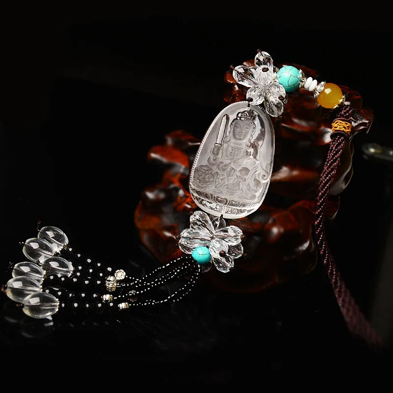 Drop Shipping Natural White Crystal Buddha Car Rear View Mirror Car Pendant Hanging Styling Accessories Auto Decoration Charms
Drop Shipping Natural White Crystal Buddha Car Rear View Mirror Car Pendant Hanging Styling Accessories Auto Decoration Charms