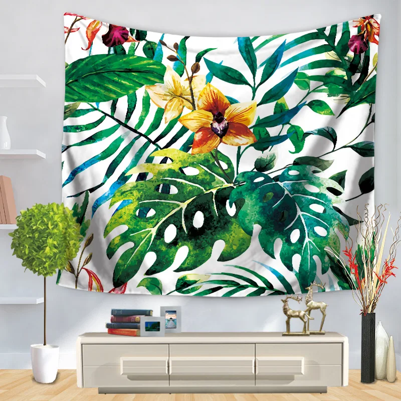 Summer Plant Green Leaf Flowers Boho Wall Carpet Decor Cloth Tapestries Hangings Home Decorative Bedspreads Beach Blanket
Summer Plant Green Leaf Flowers Boho Wall Carpet Decor Cloth Tapestries Hangings Home Decorative Bedspreads Beach Blanket