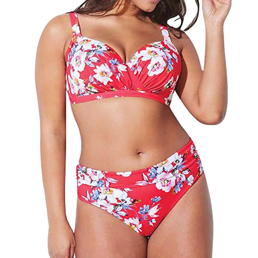 Plus Size Swimwear Floral Print Bikini Women Swimsuit 2019 Mujer High Waist Push Up Padd Biquini Bathing Suit Badpak Dames Mayo
Plus Size Swimwear Floral Print Bikini Women Swimsuit 2019 Mujer High Waist Push Up Padd Biquini Bathing Suit Badpak Dames Mayo