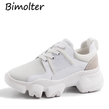 Bimolter Platfrom Sneakers For Women Natural Leather + Suede Femal Casual Leisure Footwear Flats Shoes Lace-up Round Toe NB110
Bimolter Platfrom Sneakers For Women Natural Leather + Suede Femal Casual Leisure Footwear Flats Shoes Lace-up Round Toe NB110