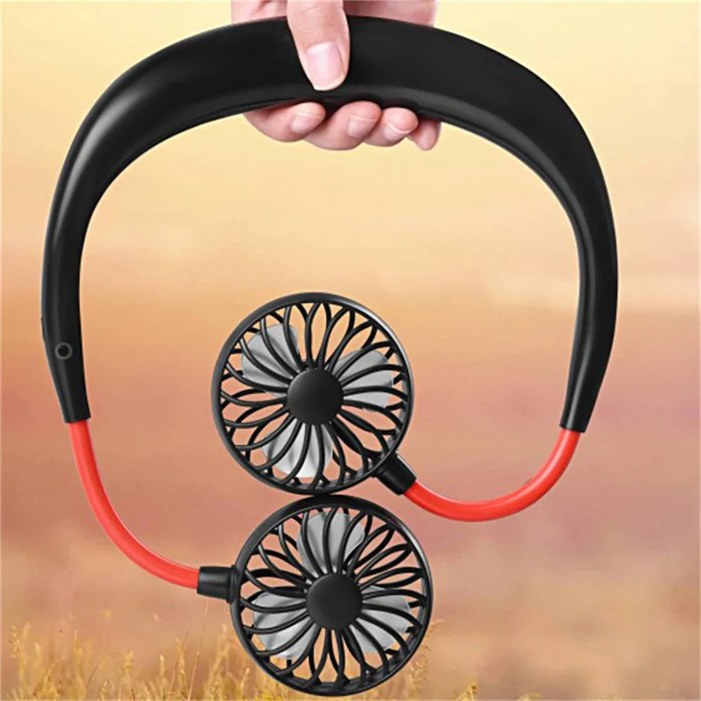 Sports Fan USB Charging Cable Portable Rechargeable Neckband Lazy Neck Hanging Style Dual Cooling Mini Neck Double Fan
Sports Fan USB Charging Cable Portable Rechargeable Neckband Lazy Neck Hanging Style Dual Cooling Mini Neck Double Fan