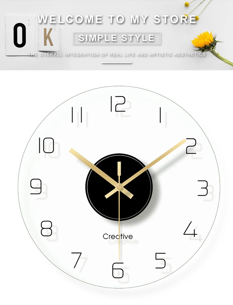 clock for kitchen wall bedroom clock (1)