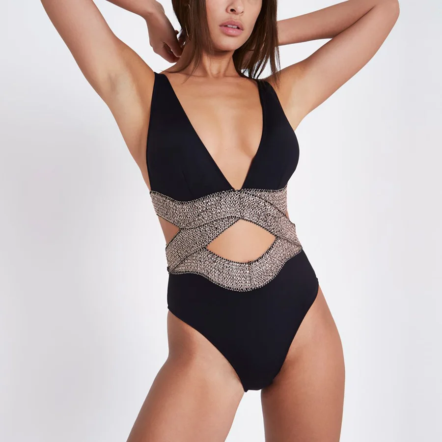 Bling Bling Golden Blet One Piece Swimsuit Women Vintage Push Up Swimwear Splicing Cut Out Monokini Bodysuit Beach Bathing Suits
Bling Bling Golden Blet One Piece Swimsuit Women Vintage Push Up Swimwear Splicing Cut Out Monokini Bodysuit Beach Bathing Suits