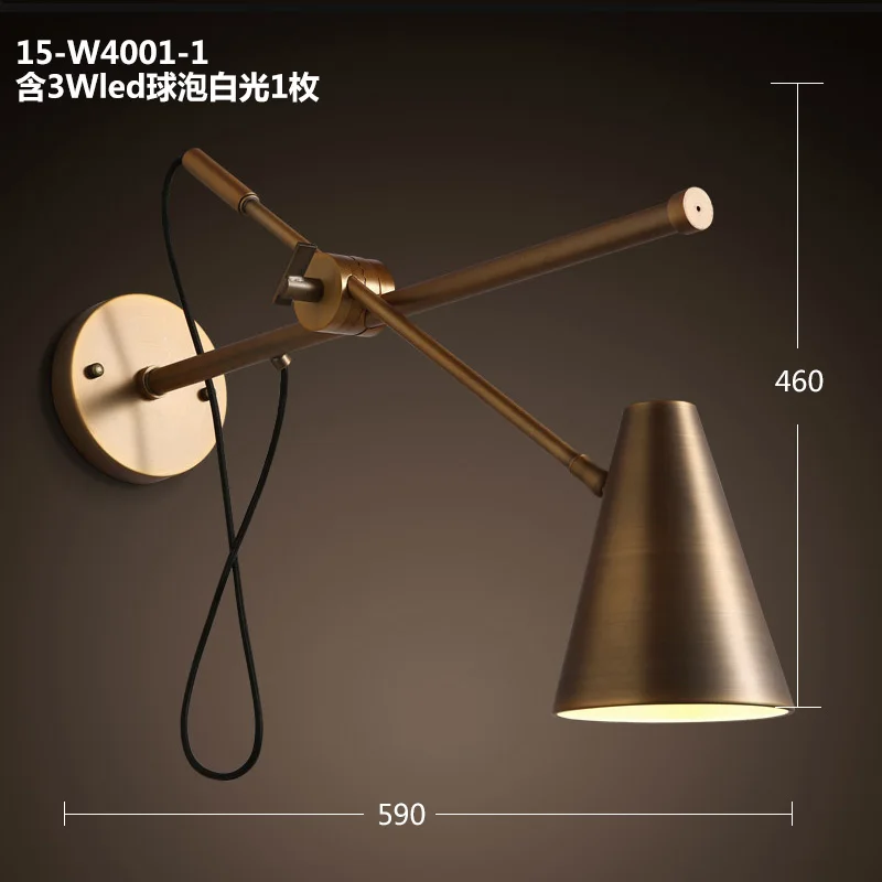American vintage Iron loft industrial wall lamp indoor lighting bedside lamps wall lights for home 110V/220V E27 Edison Bulb
American vintage Iron loft industrial wall lamp indoor lighting bedside lamps wall lights for home 110V/220V E27 Edison Bulb