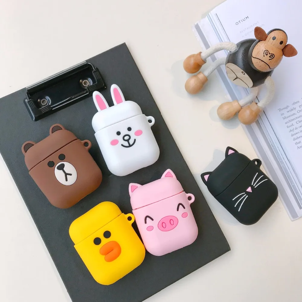 Cartoon Protect Cover For AirPods Case Wireless Bluetooth Earphone Case For Apple Airpods Charging Box with Finger Ring Strap
Cartoon Protect Cover For AirPods Case Wireless Bluetooth Earphone Case For Apple Airpods Charging Box with Finger Ring Strap