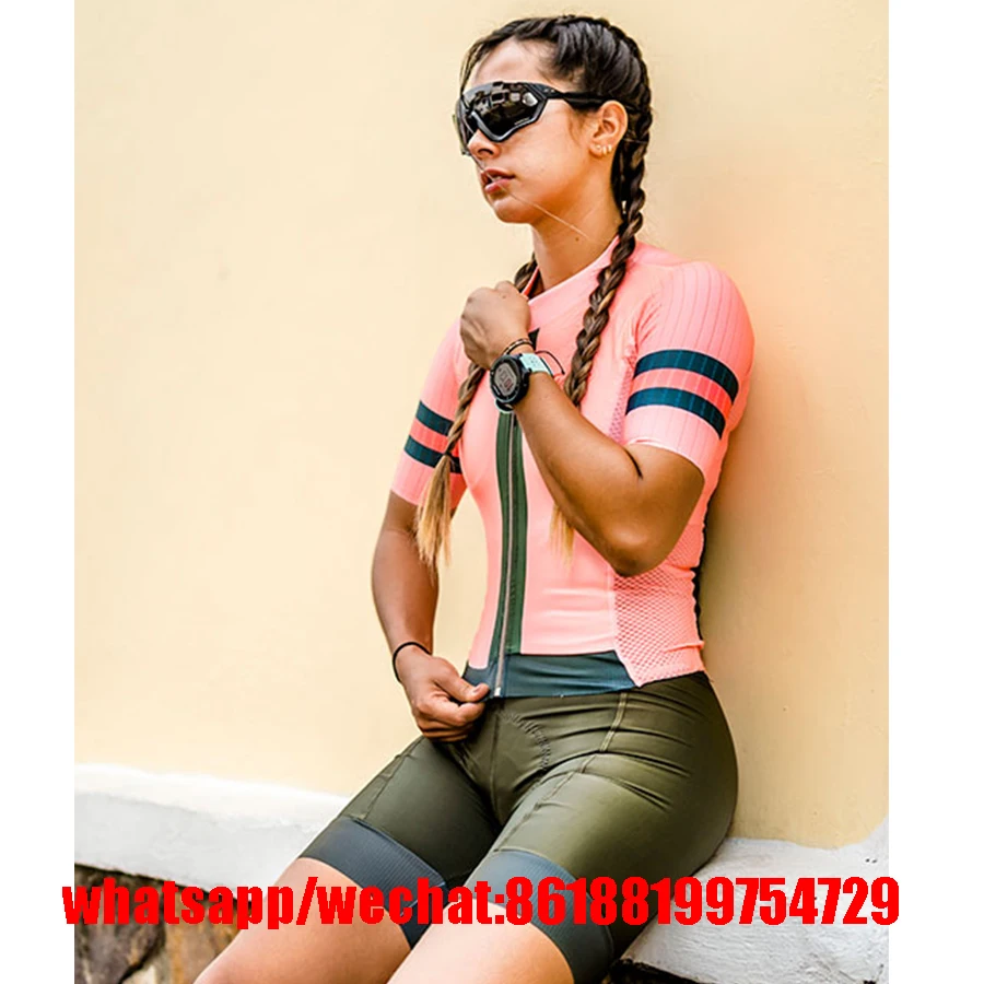 Pro Team Cycling Set Women Short Sleeve Cycling Jersey Suit 9D Gel Pad Bib Shorts MTB Racing Clothing Suit Licra Ciclismo Mujer
Pro Team Cycling Set Women Short Sleeve Cycling Jersey Suit 9D Gel Pad Bib Shorts MTB Racing Clothing Suit Licra Ciclismo Mujer