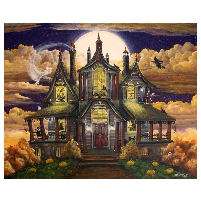 Diamond embroidery Halloween Art Haunted House Manor Ghosts Witches 5D Diamond Painting Cross stitch Mosaic Home Decor Handcraft
Diamond embroidery Halloween Art Haunted House Manor Ghosts Witches 5D Diamond Painting Cross stitch Mosaic Home Decor Handcraft