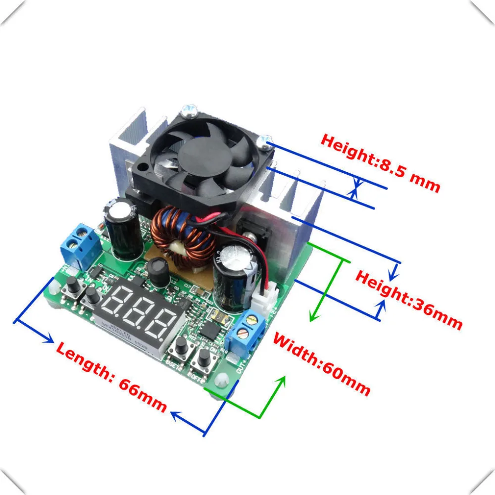 DC-DC 8A 200W Buck Converter 6-40V step-down 0-38V constant voltage power supply free shipping
DC-DC 8A 200W Buck Converter 6-40V step-down 0-38V constant voltage power supply free shipping