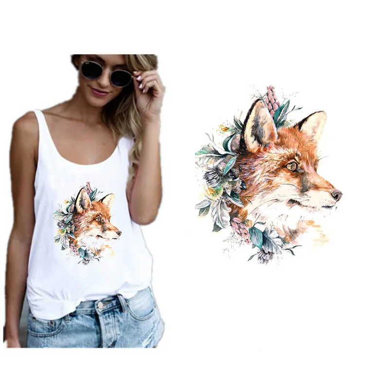 Iron Heat Transfer Patches Sticker Applique Wreath Fox Patch for Clothing DIY Stickers on Clothes for T-shirts Washable Badges
Iron Heat Transfer Patches Sticker Applique Wreath Fox Patch for Clothing DIY Stickers on Clothes for T-shirts Washable Badges