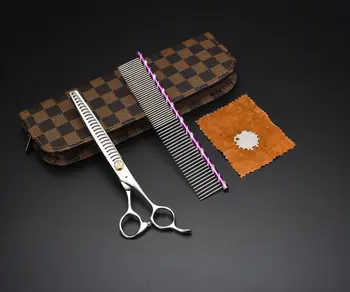 7.5inch JP440C Professional Pet Dog Scissors Thinning Scissors with Scissors Bag
7.5inch JP440C Professional Pet Dog Scissors Thinning Scissors with Scissors Bag