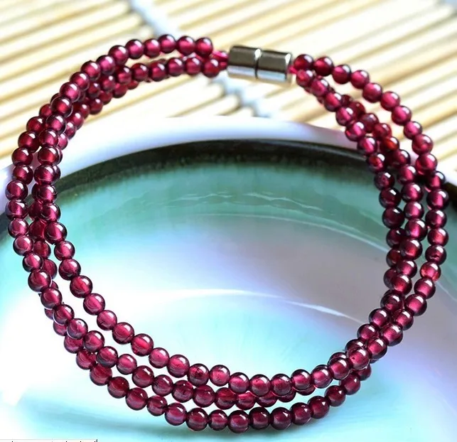 17cm Natural Garnet 3mm Beaded Bracelets Fine Gemstone Beads Muti-layer Bracelets Jewelry For Woman Gifts Can Drop Shipping
17cm Natural Garnet 3mm Beaded Bracelets Fine Gemstone Beads Muti-layer Bracelets Jewelry For Woman Gifts Can Drop Shipping