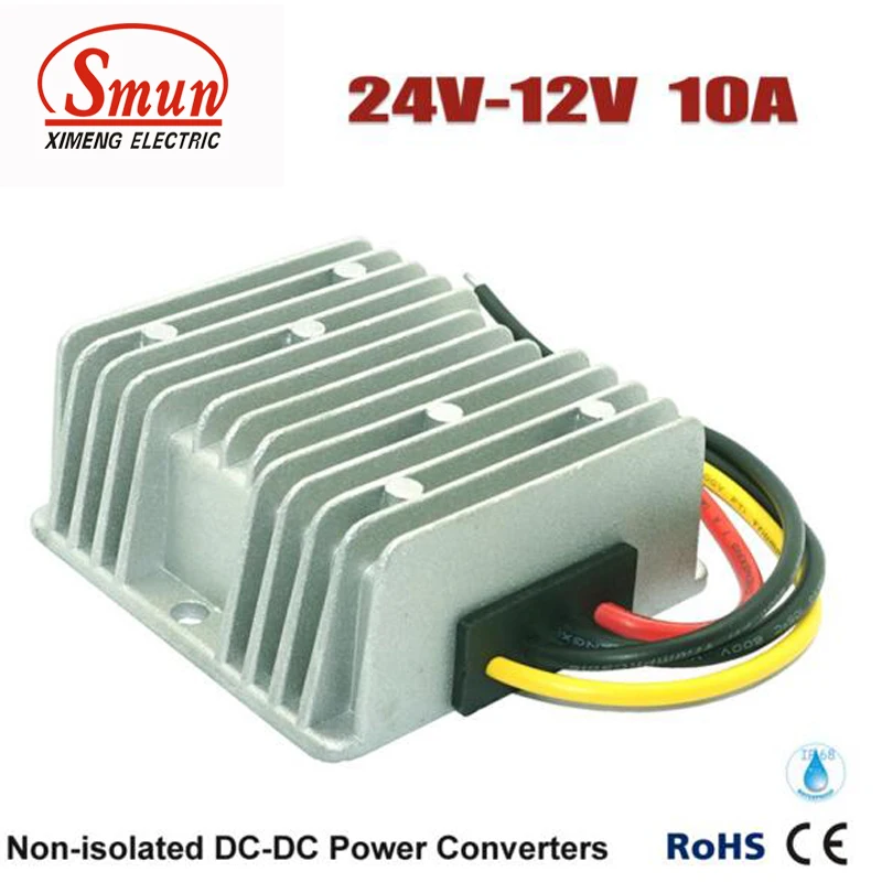 Waterproof DC DC Step Down Converter Reducer 24V to 12V 10A Buck Module Car Power Converter Regulator
Waterproof DC DC Step Down Converter Reducer 24V to 12V 10A Buck Module Car Power Converter Regulator