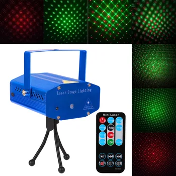 Mini DJ Club Disco Projector Stage Light Auto strobe, Sound/Voice-Activated Green Red Voice Control Function with Remote
Mini DJ Club Disco Projector Stage Light Auto strobe, Sound/Voice-Activated Green Red Voice Control Function with Remote
