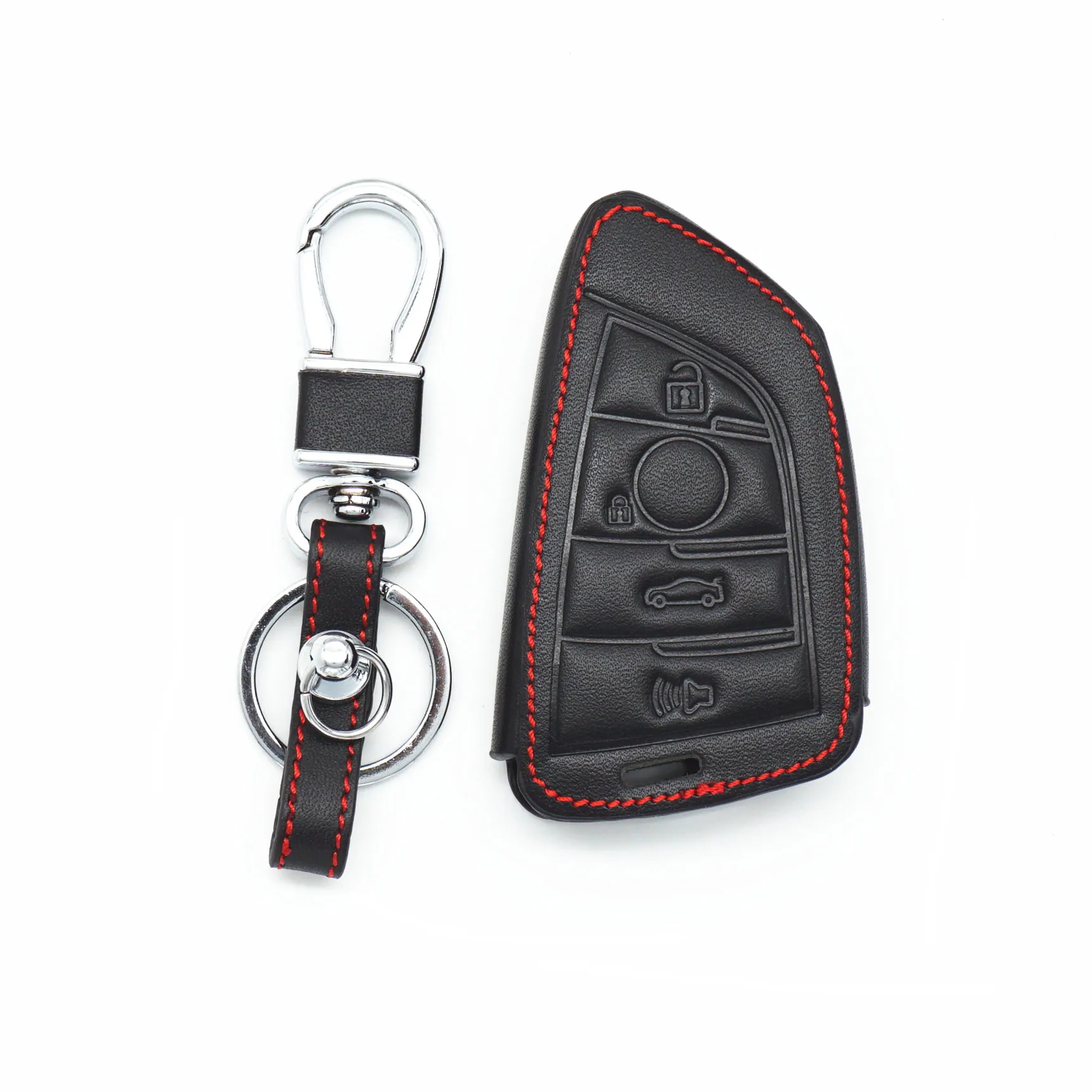 WFMJ Leather 4 Buttons Assesories Smart Remote Key Chain Cover Case For BMW X1 F48 X3 X4 X5 X6 F15 F16 1 2 5 7 Series
WFMJ Leather 4 Buttons Assesories Smart Remote Key Chain Cover Case For BMW X1 F48 X3 X4 X5 X6 F15 F16 1 2 5 7 Series