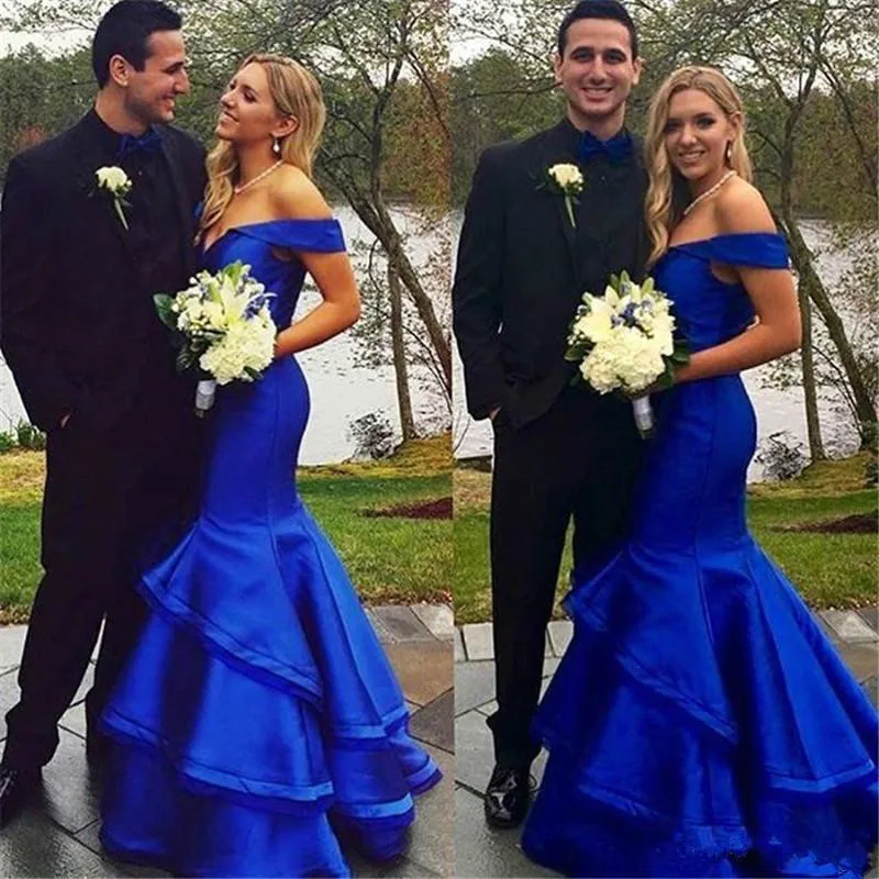 Fashion Special Mermaid Prom Dresses 2017 Sweetheart Neck Ruffles Party Gowns Charming Custom Made | Свадьбы и торжества