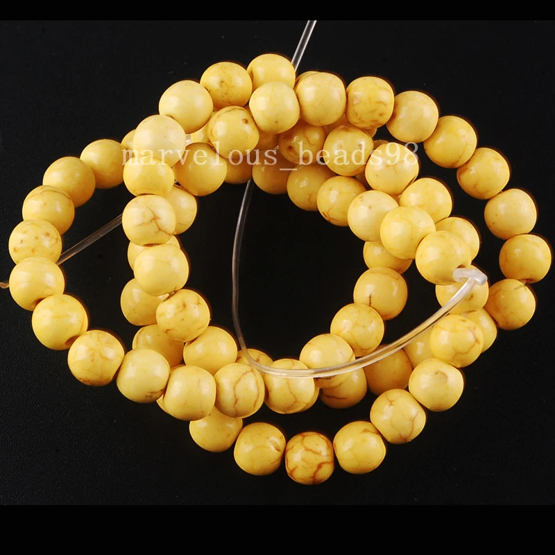 Free shipping Fashion Jewelry 6mm Yellow Howlite Round Ball Loose Beads 15 1/2 " 1pcs G6452
Free shipping Fashion Jewelry 6mm Yellow Howlite Round Ball Loose Beads 15 1/2 " 1pcs G6452