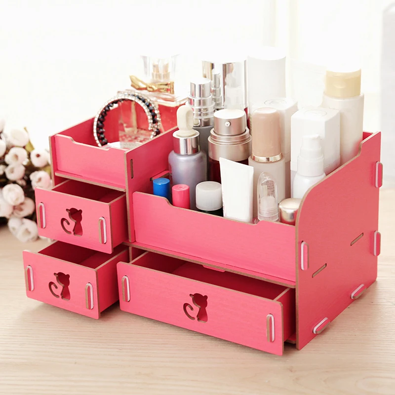 DIY Multi-function Wooden Desktop Storage Box Jewelry Container Make Up Organizer Case Cosmetic Storage Box Wood Box
DIY Multi-function Wooden Desktop Storage Box Jewelry Container Make Up Organizer Case Cosmetic Storage Box Wood Box