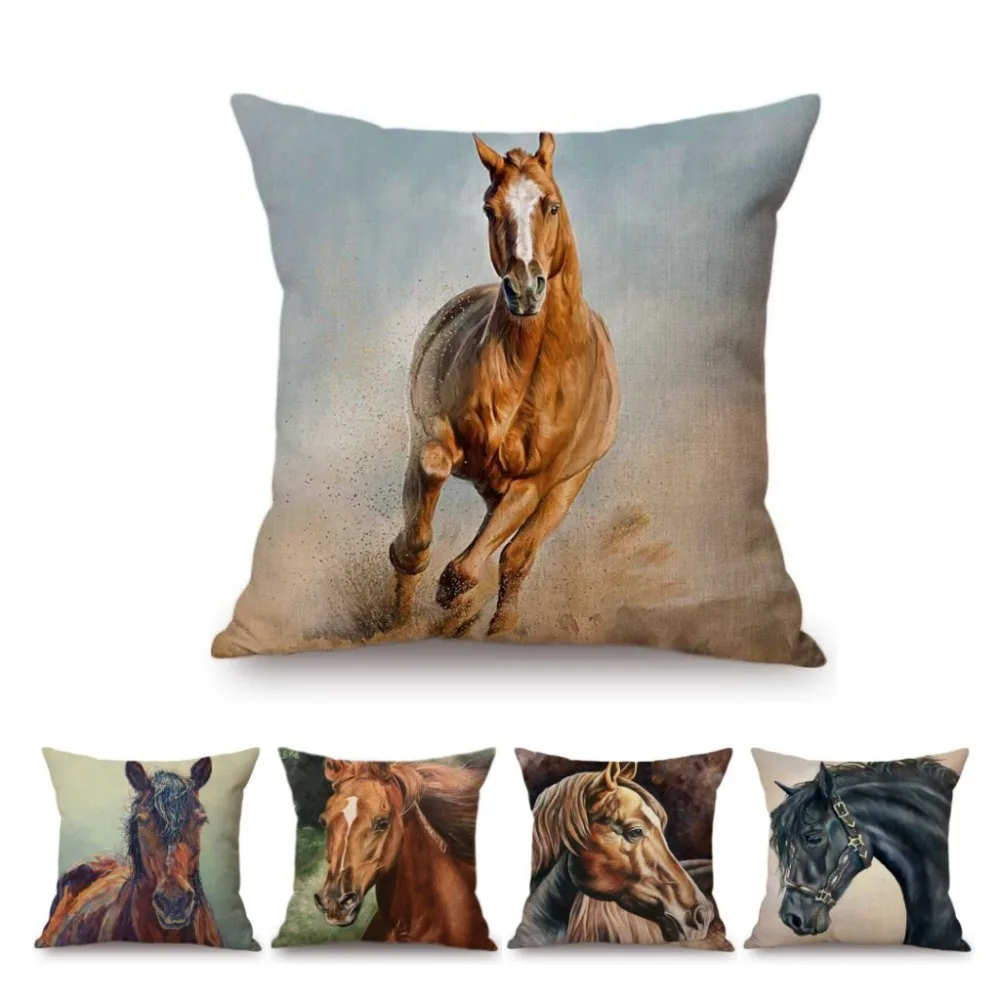 Oil Painting Horse Watercolor Splash Art Horse Decorative Pillow Case For Home Decoration Cotton Linen Chair Seat Cushion Cover
Oil Painting Horse Watercolor Splash Art Horse Decorative Pillow Case For Home Decoration Cotton Linen Chair Seat Cushion Cover