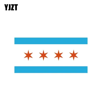 YJZT 14.2CM*6.9CM Creative CITY OF CHICAGO Flag Bike Decal Funny Car Sticker PVC 6-0446
YJZT 14.2CM*6.9CM Creative CITY OF CHICAGO Flag Bike Decal Funny Car Sticker PVC 6-0446