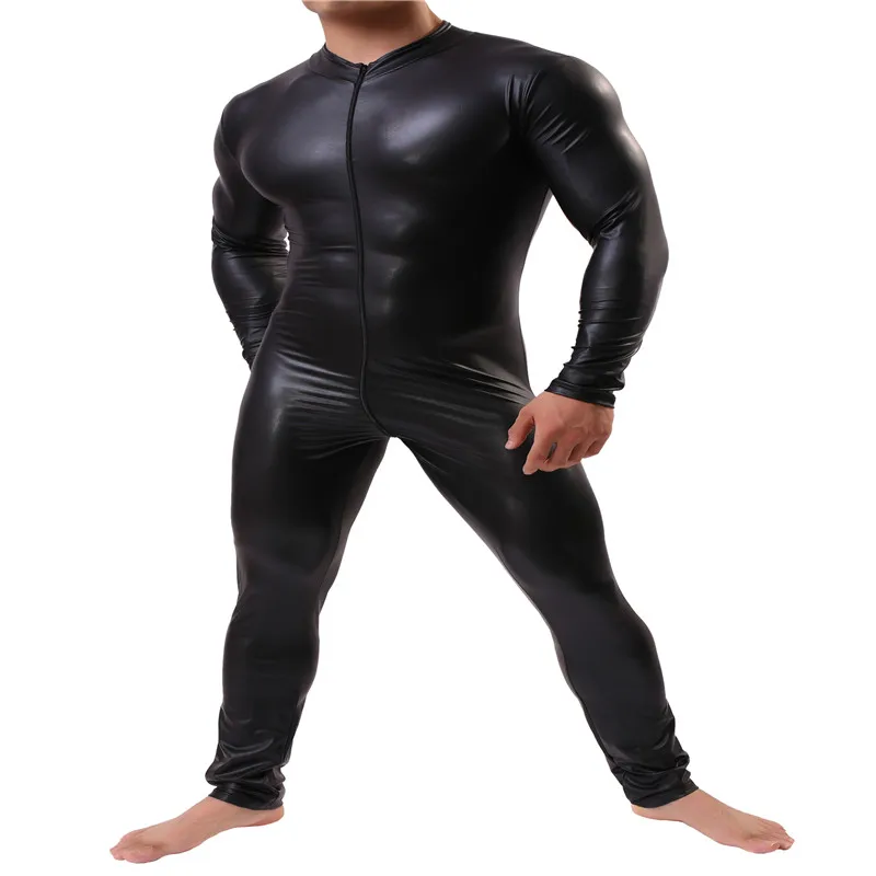 New Sexy Lingerie Tight Zipper To Crotch Faux Leather Pole Dancing Nightclub Erotic Bodysuit,Clubwear Lingerie Sexy Gay Costume
New Sexy Lingerie Tight Zipper To Crotch Faux Leather Pole Dancing Nightclub Erotic Bodysuit,Clubwear Lingerie Sexy Gay Costume