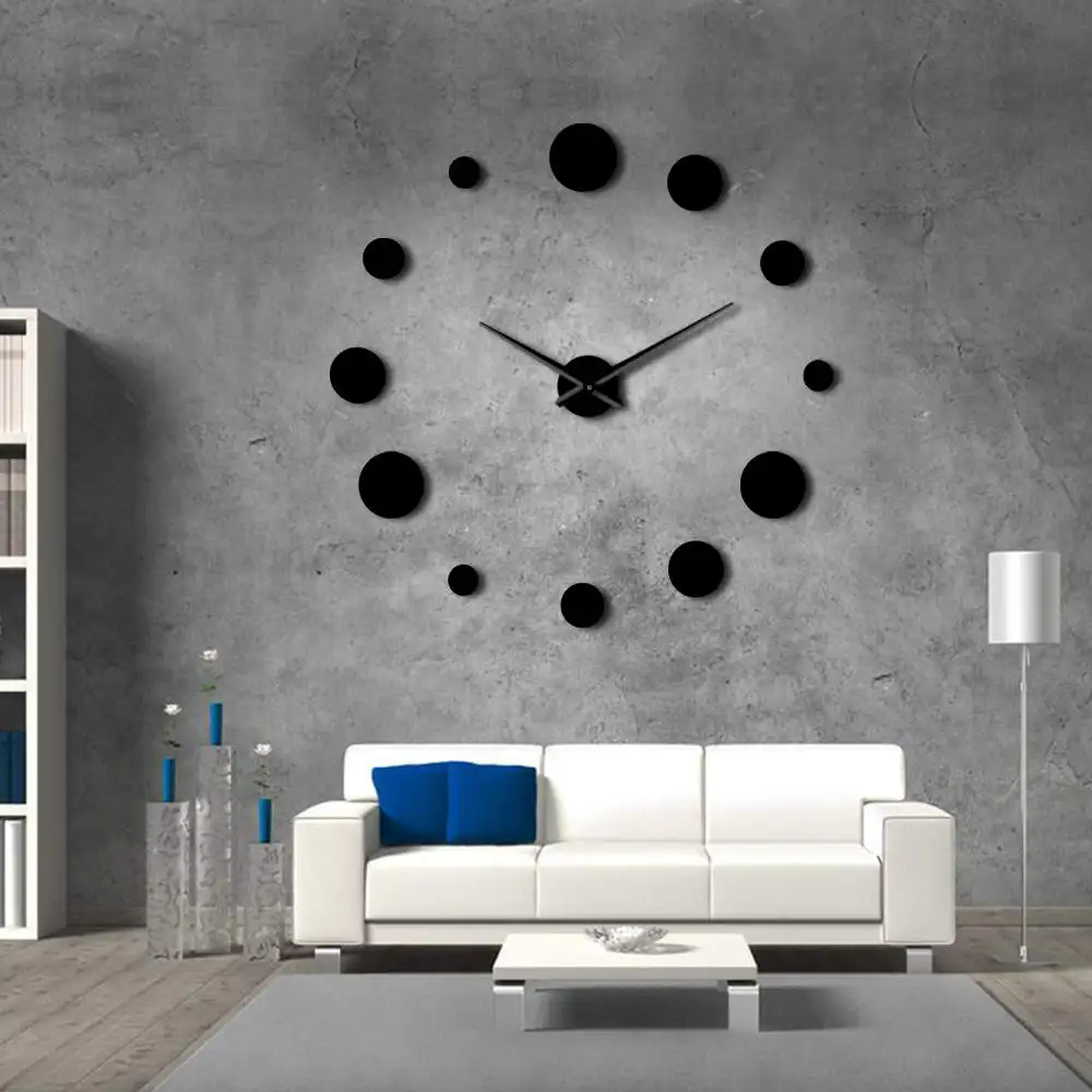 Round Mirror Large DIY Wall Clock Modern Silent Frameless Giant Wall Clock Watch Home Decor Accessories DIY Enthusiasts Gift
Round Mirror Large DIY Wall Clock Modern Silent Frameless Giant Wall Clock Watch Home Decor Accessories DIY Enthusiasts Gift