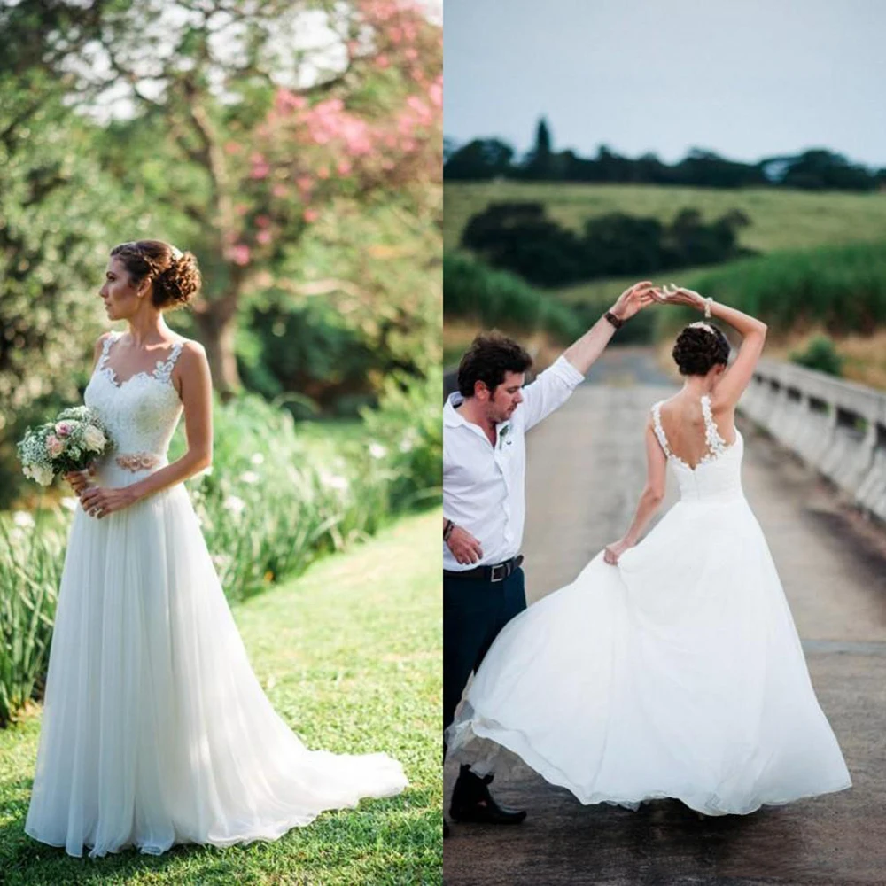 2018-lace-tulle-a-line-boho-wedding-dresses-sleeveless-summer-informal-outdoor-bridal-gowns-chic-beach-wedding-gowns-custom-made (1)