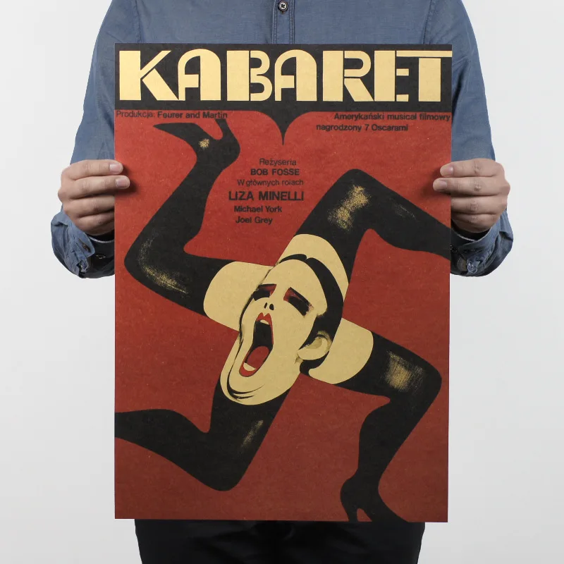 Cabaret /classic movie film poster /kraft paper/bar poster/Retro Poster/decorative painting 51x35.5cm Free shipping
Cabaret /classic movie film poster /kraft paper/bar poster/Retro Poster/decorative painting 51x35.5cm Free shipping