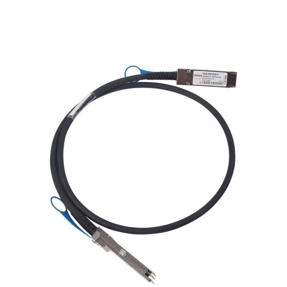 10Gtek for MCP1600-C002 CAB-Q-Q-100G-2M 2-meter 100Gb QSFP28 EDR Twinax Cable, QSFP28 DAC Copper Cable
10Gtek for MCP1600-C002 CAB-Q-Q-100G-2M 2-meter 100Gb QSFP28 EDR Twinax Cable, QSFP28 DAC Copper Cable