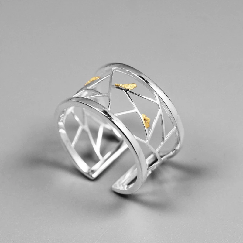 INATURE 925 Sterling Silver Fashion Minimalist Design Bird on Window Open Rings For Women Jewelry
INATURE 925 Sterling Silver Fashion Minimalist Design Bird on Window Open Rings For Women Jewelry