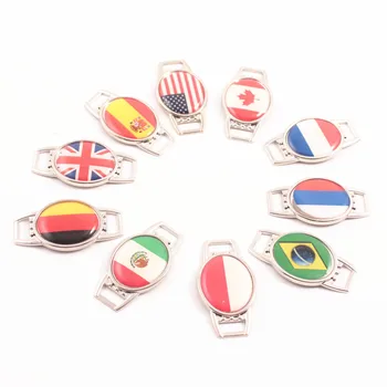 Wholesale Oval American UK RU Canada Flag Pattern Shoelace Charms for Sport Shoes Outdoor Paracord Bracelet DIY Jewelry Making
Wholesale Oval American UK RU Canada Flag Pattern Shoelace Charms for Sport Shoes Outdoor Paracord Bracelet DIY Jewelry Making