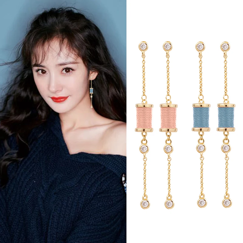 5 Colors Ribbon Long Drop Earrings S925 Sterling Silver Needle Cute Vintage Castle Princess Earrings For Women Brand Jewelry
5 Colors Ribbon Long Drop Earrings S925 Sterling Silver Needle Cute Vintage Castle Princess Earrings For Women Brand Jewelry
