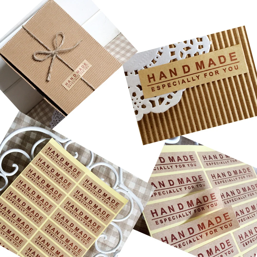 300pcs Free shipping Jam jar bakery cake cookie candy gift vial hand made kraft label home cooking sealing stickers tags 50*15mm
300pcs Free shipping Jam jar bakery cake cookie candy gift vial hand made kraft label home cooking sealing stickers tags 50*15mm