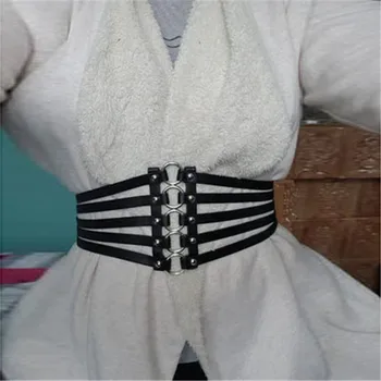 Punk Pu Leather Harness Belts Big O ring Metal Waist Belt Women Leisure Jeans Chain Buckle Ladies Strap Garter
Punk Pu Leather Harness Belts Big O ring Metal Waist Belt Women Leisure Jeans Chain Buckle Ladies Strap Garter