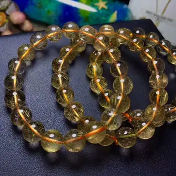 Free Shipping Natural Crystal Beads Bracelet Gold Titanium Rutilated AAA 10.5-9.5mm
Free Shipping Natural Crystal Beads Bracelet Gold Titanium Rutilated AAA 10.5-9.5mm