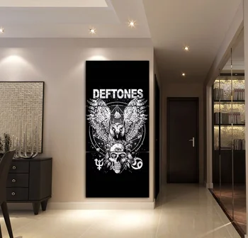 Canvas Wall Art Picture Home Decor Living Room 3 Pieces Deftones Eagle and Skull Poster Painting Print Modular Picture Framework
Canvas Wall Art Picture Home Decor Living Room 3 Pieces Deftones Eagle and Skull Poster Painting Print Modular Picture Framework