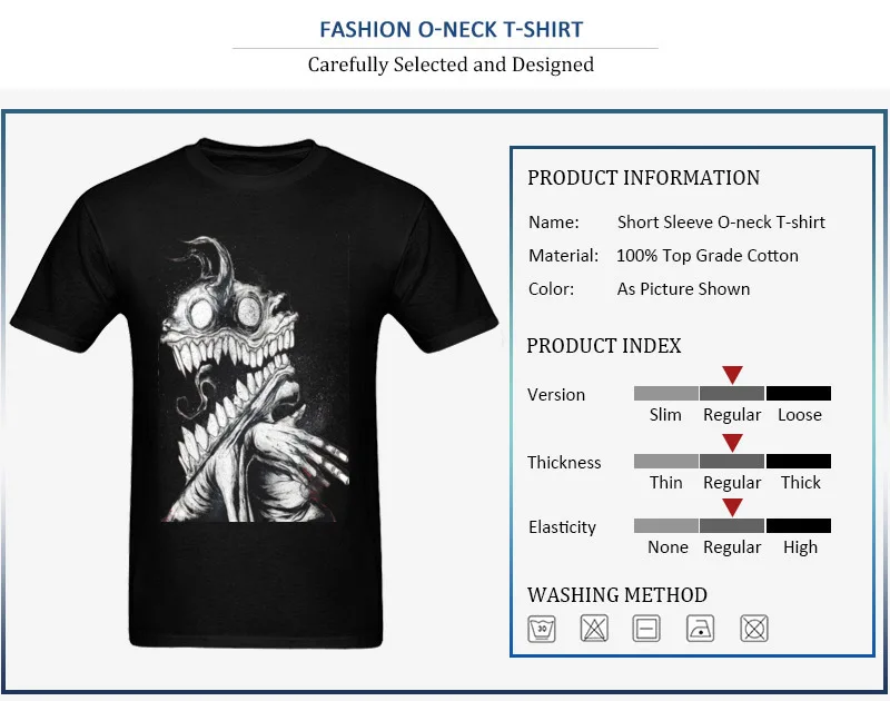 Classic Printed Tops Tees O-Neck Summer Autumn 100% Cotton Short Sleeve T Shirt for Men Devils Backbone Funny Tee Shirt