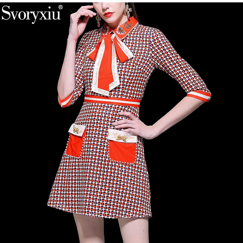 Svoryxiu 2019 Spring Summer Runway luxury Dress Women's Elegant 3/4 Sleeve Beading Diamond Geometric Printed Party Mini Dresses
Svoryxiu 2019 Spring Summer Runway luxury Dress Women's Elegant 3/4 Sleeve Beading Diamond Geometric Printed Party Mini Dresses