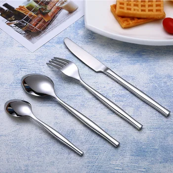 20set/lot Stainless Steel Tableware Cutlery Sets Mirror Polished Silver Metal Tableware Western Dinner Fork Knife Scoop 4pcs/set
20set/lot Stainless Steel Tableware Cutlery Sets Mirror Polished Silver Metal Tableware Western Dinner Fork Knife Scoop 4pcs/set