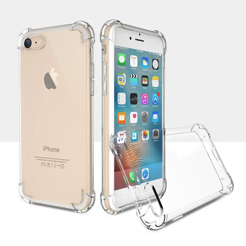Luxury Transparent Silicon phone Case For iPhone 5 5S 5C 6 i6S i7 i7Plus i8 8 plus Soft Clear Protector Cover For coque iPhone X
Luxury Transparent Silicon phone Case For iPhone 5 5S 5C 6 i6S i7 i7Plus i8 8 plus Soft Clear Protector Cover For coque iPhone X