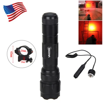 VASTFIRE XM-L T6 Q5 LED White/Red/Green Tactical Hunting Flashlight Scout Light Weapon Light+Remote Switch+Rifle Scope Gun Mount
VASTFIRE XM-L T6 Q5 LED White/Red/Green Tactical Hunting Flashlight Scout Light Weapon Light+Remote Switch+Rifle Scope Gun Mount