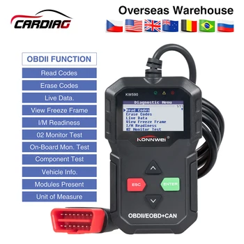 KONNWEI KW590 5pcs/lot Support Multi-languages Full ODB2 Function Auto code reader Auto Diagnosis Scaner ODB 2 Diagnostic Tool
KONNWEI KW590 5pcs/lot Support Multi-languages Full ODB2 Function Auto code reader Auto Diagnosis Scaner ODB 2 Diagnostic Tool