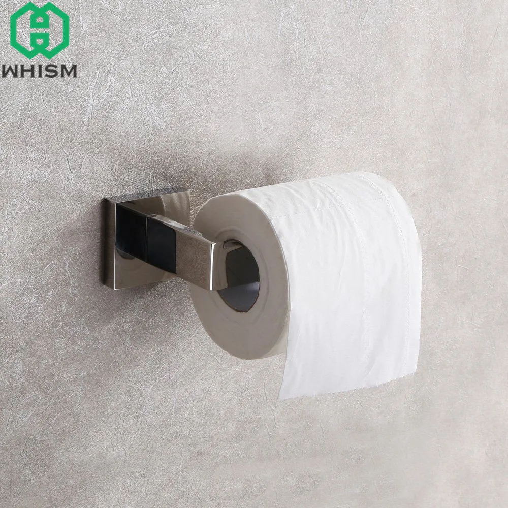 WHISM Stainless Steel Toilet Roll Paper Hangers Wall Mount WC Paper Holder Barthroom Tissue Holders Home Storage with Screws
WHISM Stainless Steel Toilet Roll Paper Hangers Wall Mount WC Paper Holder Barthroom Tissue Holders Home Storage with Screws