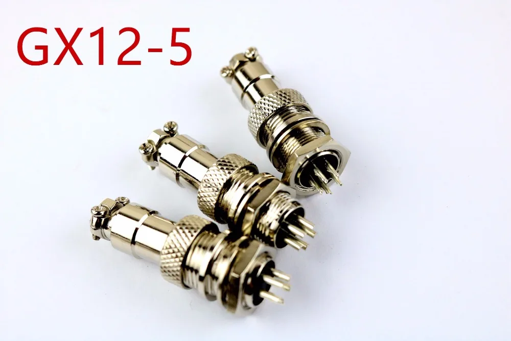 GX12-5P GX12-5 M12 core aero plug socket 5 core aeronautical head aeronautical connector
GX12-5P GX12-5 M12 core aero plug socket 5 core aeronautical head aeronautical connector