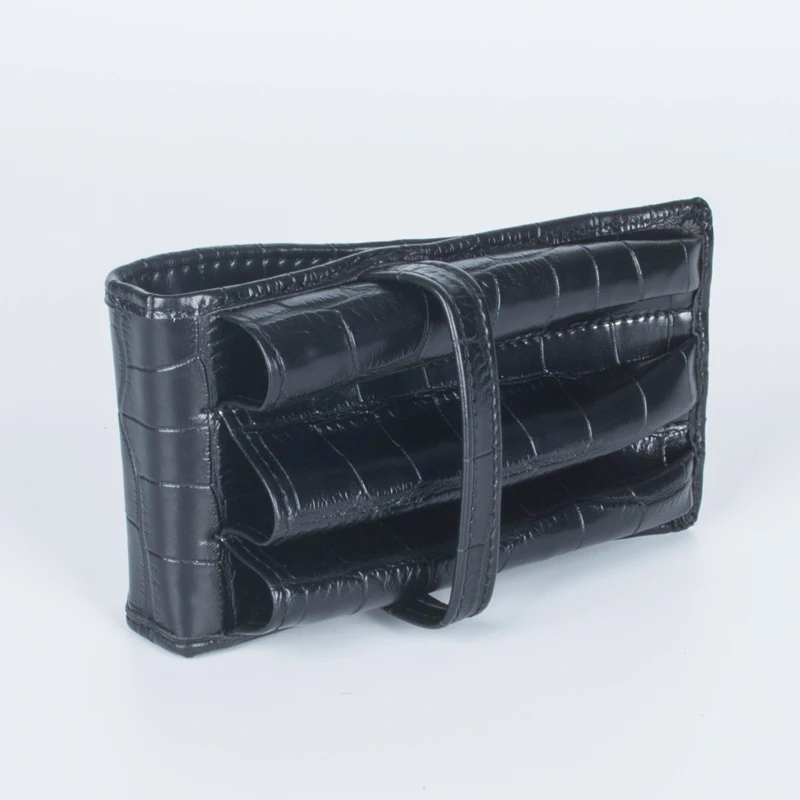 Nice Crocodile Pattern Pen Bag Only 3 Pens Capacity 1pc Black Pu Leather Pouch for Gift Pens School Office Supplies pencil case
Nice Crocodile Pattern Pen Bag Only 3 Pens Capacity 1pc Black Pu Leather Pouch for Gift Pens School Office Supplies pencil case