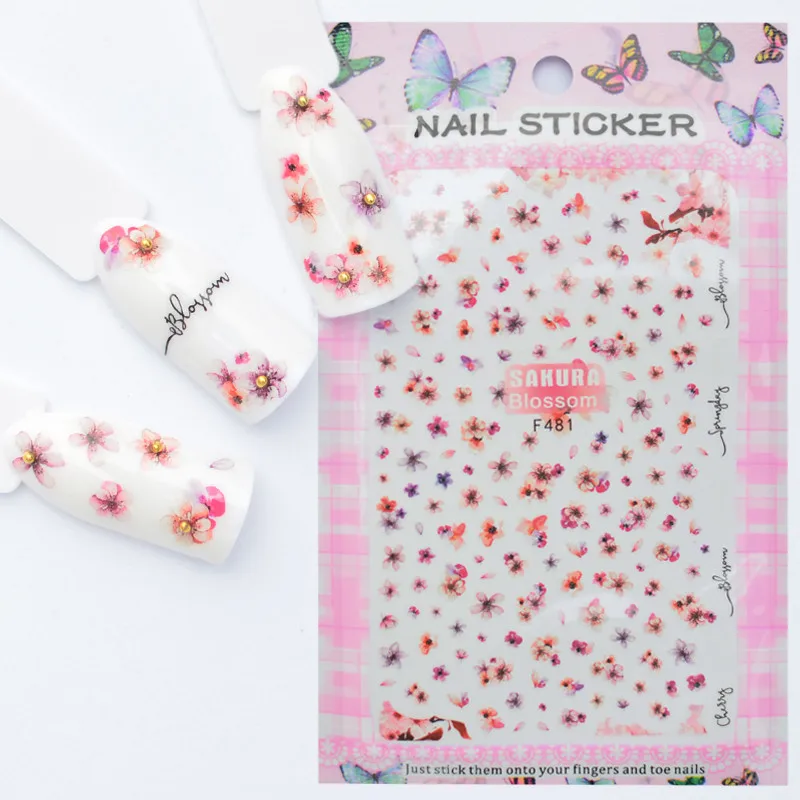 FWC 1 Sheet Nail Art 3D Decal Nail Sliders Decor Tips Pink Flower Pattern Sticker For Nail Beauty Care
FWC 1 Sheet Nail Art 3D Decal Nail Sliders Decor Tips Pink Flower Pattern Sticker For Nail Beauty Care