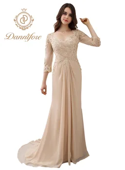 Dannifore Floor Length Mother of the Bride Dresses Full