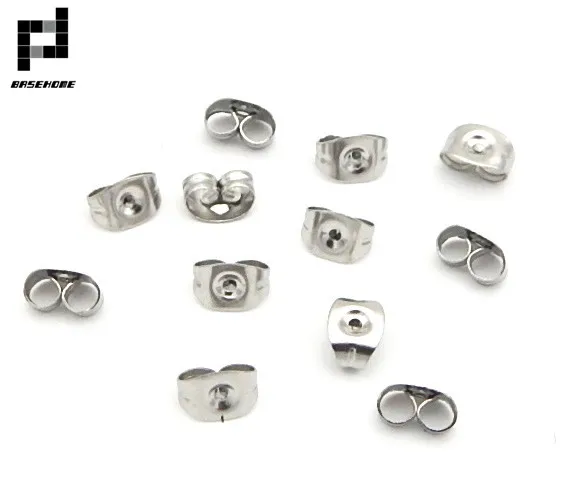 BASEHOME 100pcs/lot 4.5x6mm Stainless Steel Butterfly Earrings Back Fit Stud Earrings Clasp Earring Stopper DIY Ear Jewelry
BASEHOME 100pcs/lot 4.5x6mm Stainless Steel Butterfly Earrings Back Fit Stud Earrings Clasp Earring Stopper DIY Ear Jewelry